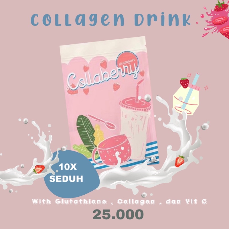 (RM) READY! GEAMOORE COLLAGEN DRINK - SUPLEMEN DRINK COLLABERRY COLLAGEN GEAMOORE 55GR