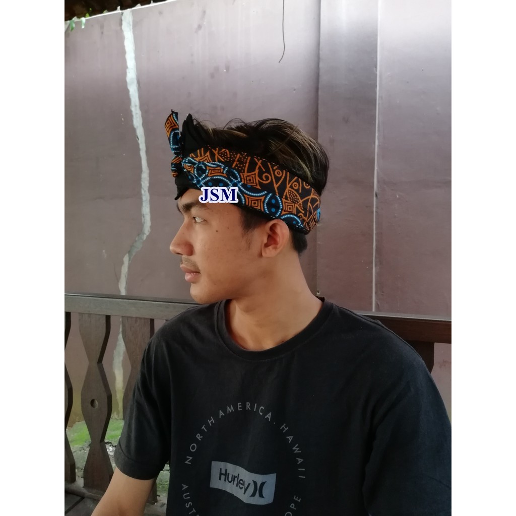 Iket Blangkon Udeng Sunda Bolong Motif Batik