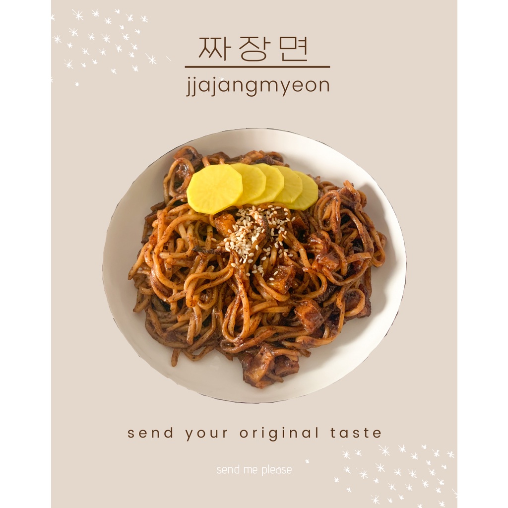 

Jjajangmyeon / Jajangmyeon / Mie Pasta Kedelai Hitam