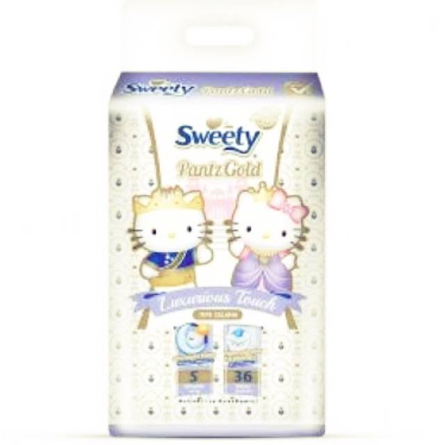 Sweety pantz gold S 36/ M34/L28/XL26/XL26+4