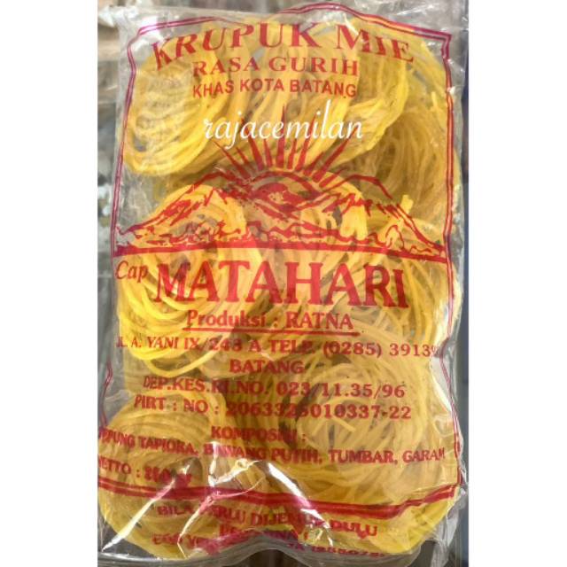 

Kerupuk Mie Matahari Kerupuk Mie Mentah 250gram