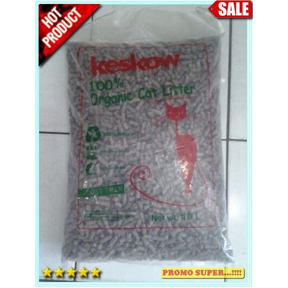 pasir kucing serbuk kayu keskow O851