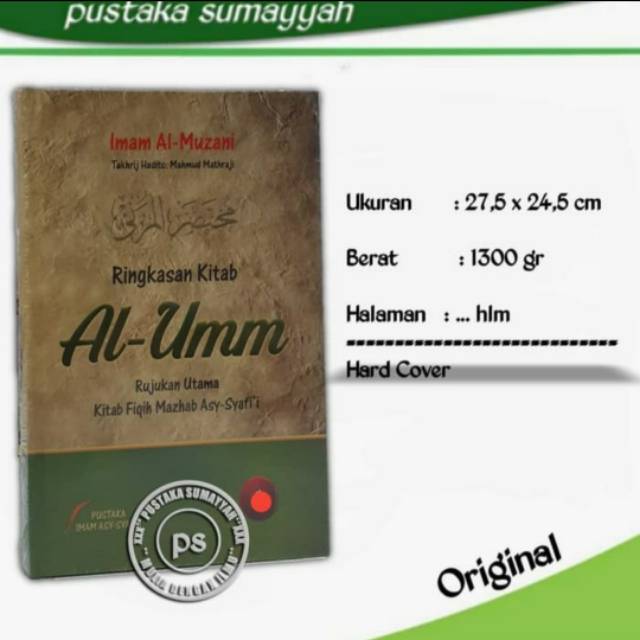 Jual Kitab Al Umm Jilid 2 Pustaka Imam Syafii Hard Cover Shopee