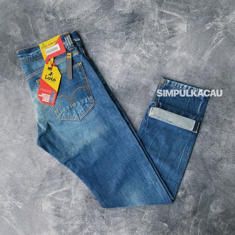 lois selvedge denim slimfit original