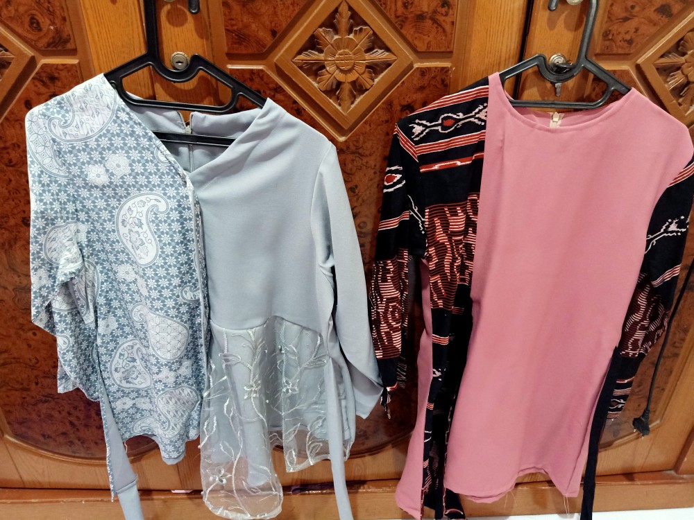 Baju Batik Wanita Modern Monalisa Genes M,l,xl Asli Pekalongan