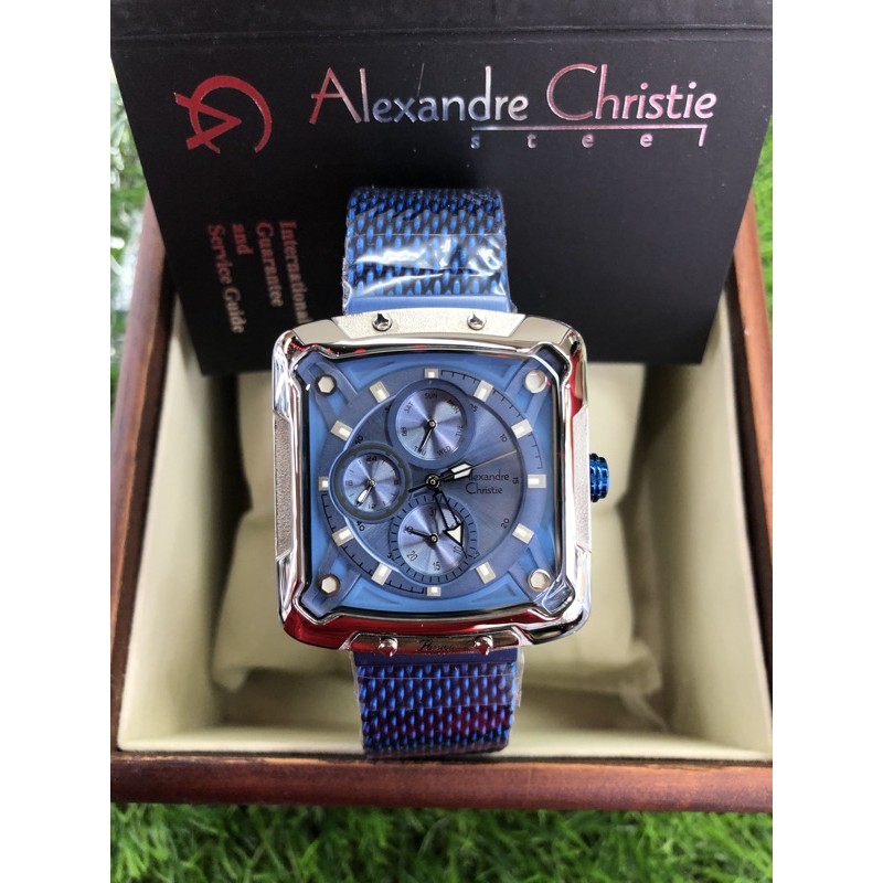 alexandre christie 3030bf biru silver wanita