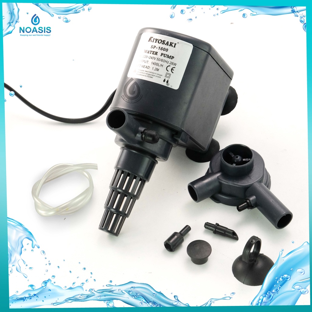 POMPA AIR CELUP AQUARIUM KIYOSAKI SP 1600 SUBMERSIBLE PUMP