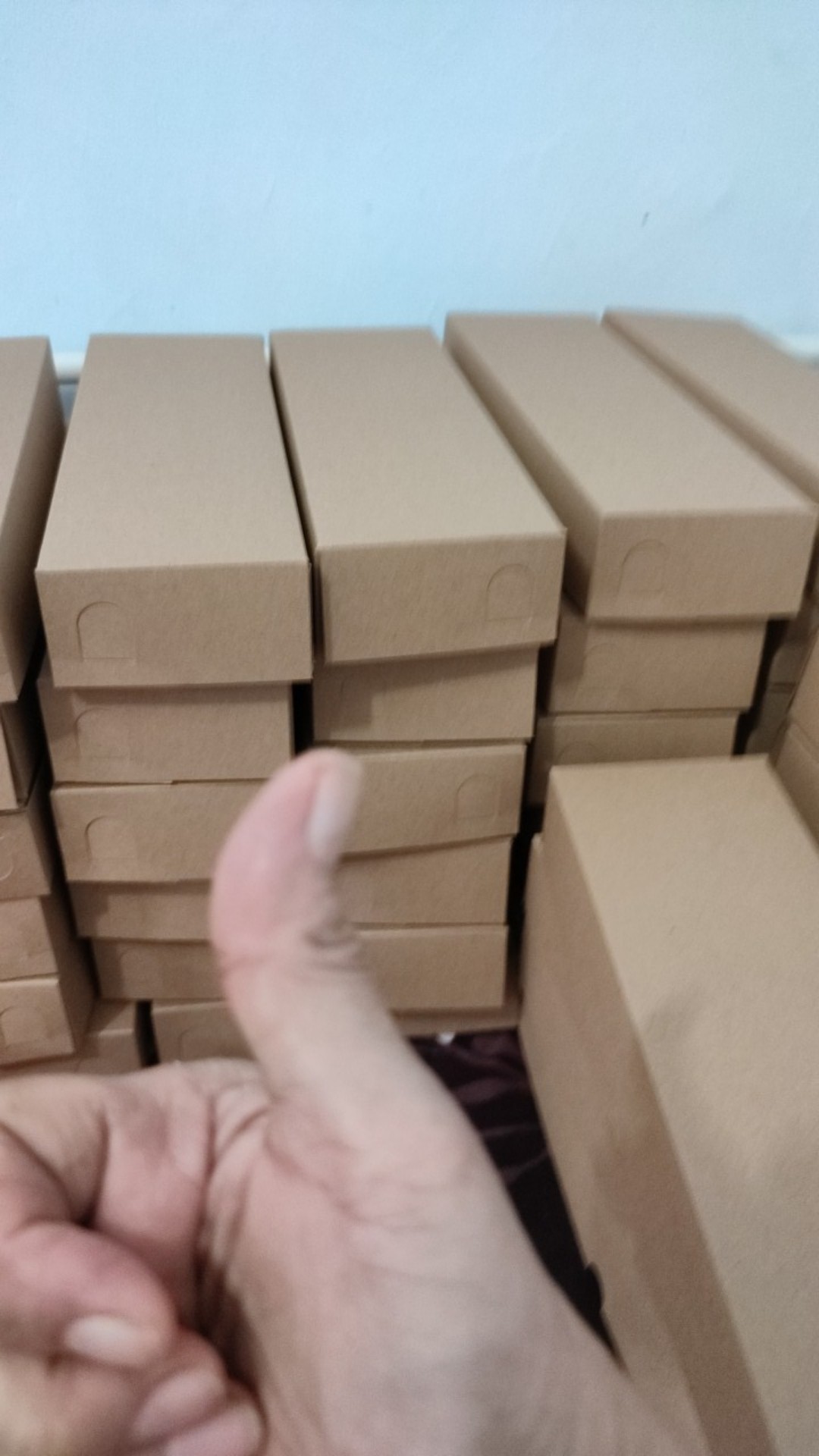 (min. Order 50) Paper Box Dus Box Brownies Kue Cake Bakery Kotak Makan B29k4 Laminasi 30x10x5