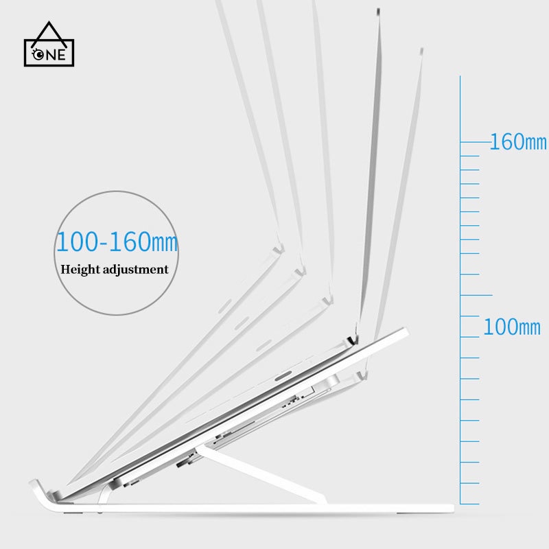 COD❤Stand Laptop Lipat Bahan Aluminum Alloy Untuk Macbook Pro A one