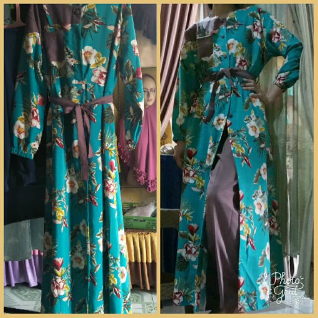set gamis celana