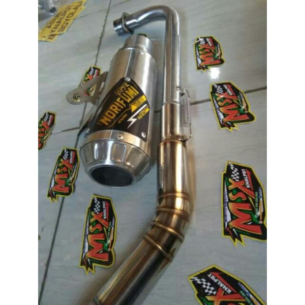 knalpot norifumi leher kolong GTX Jupiter Z Vega Shogun Supra kharisma smash C70 grend