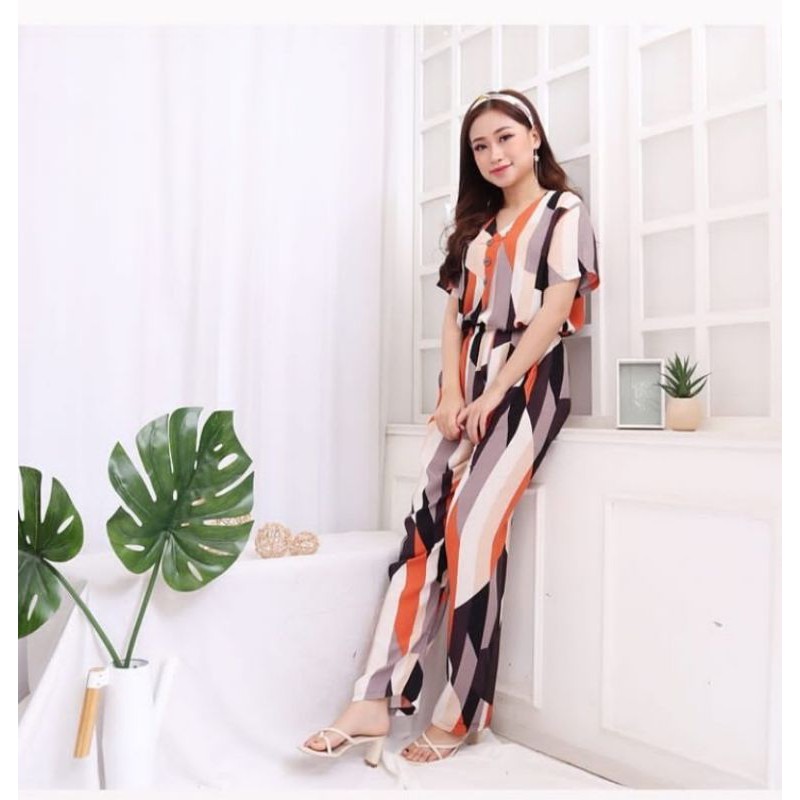 piyama kerah v lipat amro