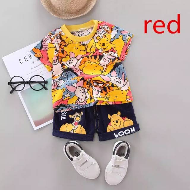 Setelan winnie the pooh