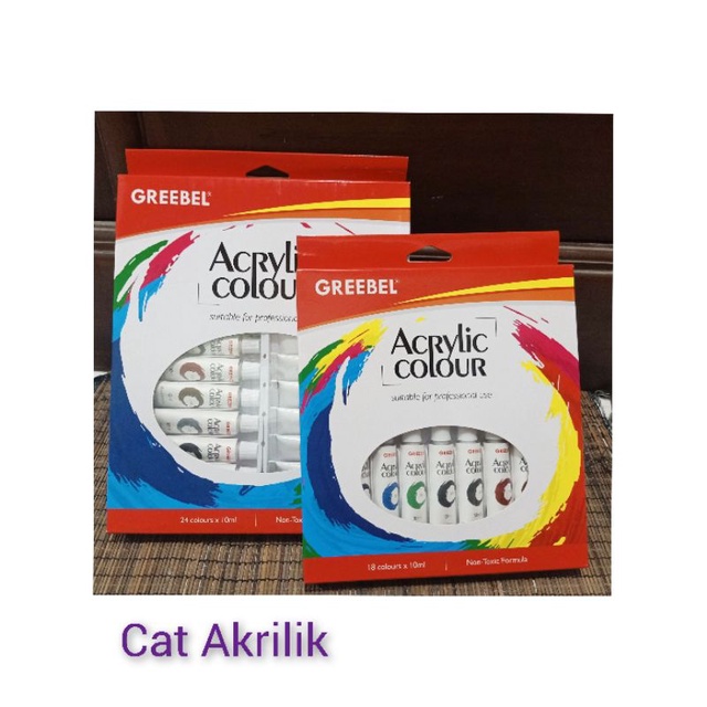 

Cat Akrilik Cat Acrylic Greebel Set Cat Akrilik Pelengkap Melukis Peralatan Melukis