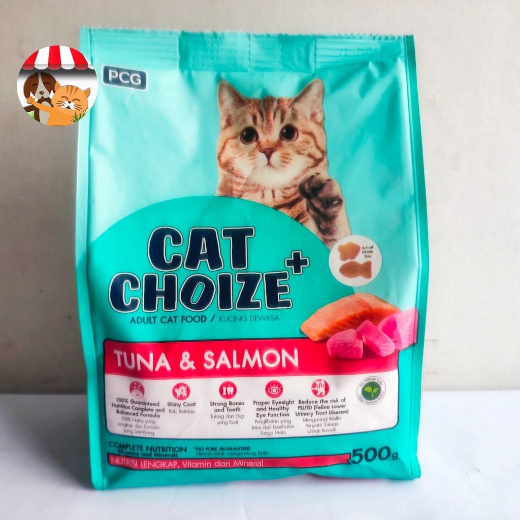 Cat Choize Plus Adult Tuna Salmon 500gr - Makanan Kucing Dewasa