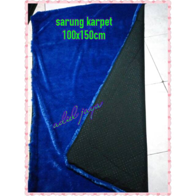 (PREMIUM) Sarung karpet bulu rasfur 100x150cm (KARINDO,ALAS BINTIK SUPER ANTISLIP)