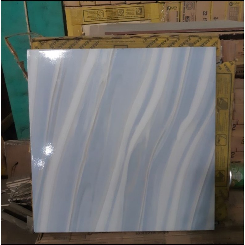 keramik lantai marble glossy 40x40 KOBE BIRU