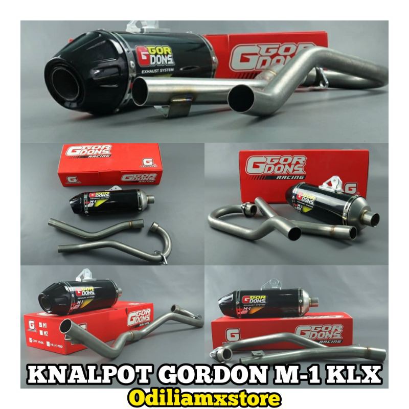 kenalpot knalpot gordon m-1 klx