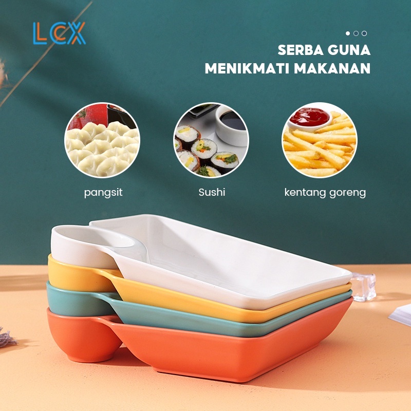 LCX Mangkok Saus Piring Dimsum Makan Plate Simay Sushi Model  / Dumpling VS-91