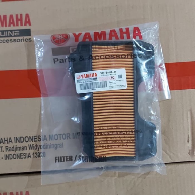 SARINGAN FILTER UDARA VEGA ZR JUPITER Z NEW ASLI ORIGINAL YAMAHA 5D9 E4450 01