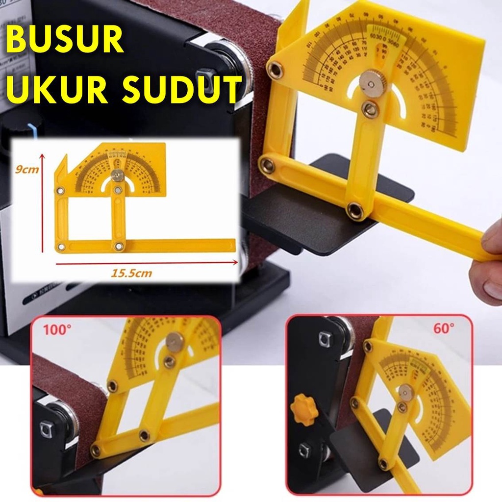 Jual Penggaris Busur Mistar Ukur Sudut Deteksi Cari Sudut Derajat Angle Finder Flexible