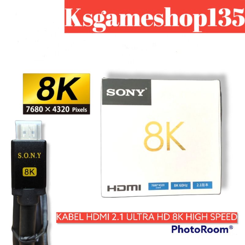 Kabel HDMI 2.1 ULTRA HD 8K HIGH SPEED 3M / 2M