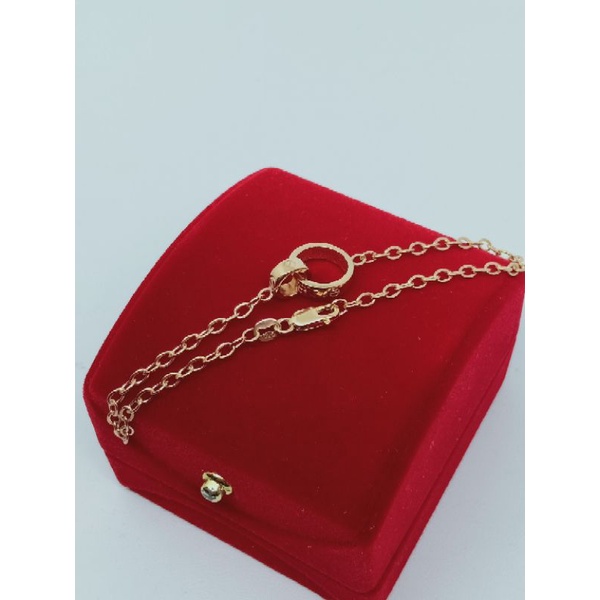 gelang rantai nori + cart*r/ gelang perak asli silver 925 lapis emas/ gelang fashion wanita impor