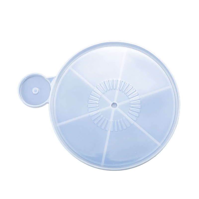 SIY  Turntable Mold with Bearings Round Card Paper Lucky Turntable Game Resin Epoxy Casting Mold for Couple Diy Making Crafts