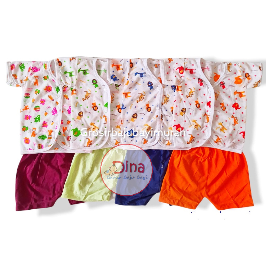 baju bayi setelan NOOH PENDEK bayi baru lahir