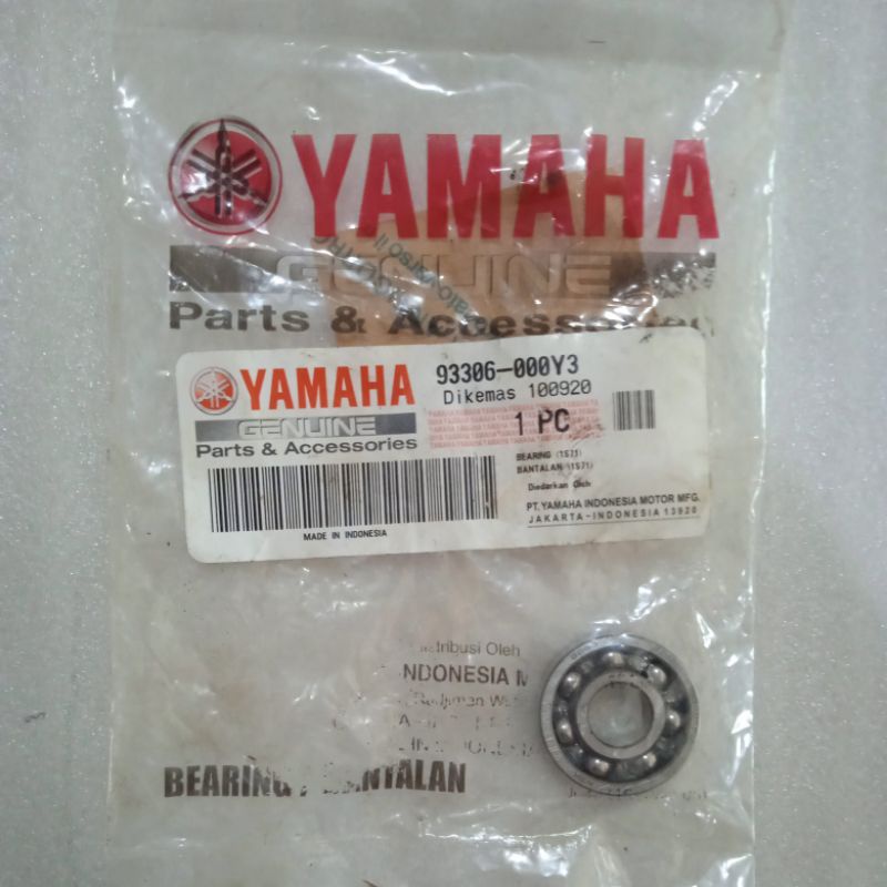 Bearing / Laher Motor Yamaha Genuine part / Asli Yamaha 6000