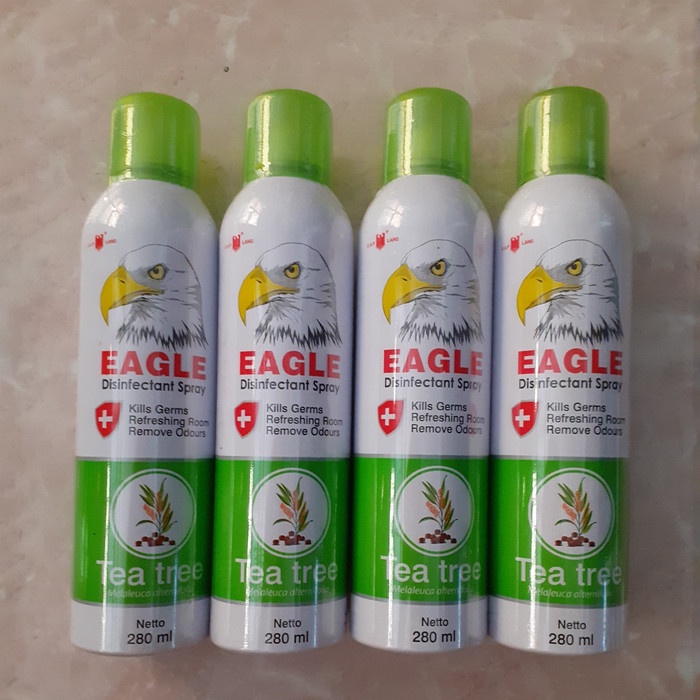 CAP LANG EAGLE EUCALYPTUS DISINFECTANT SPRAY TEA TREE OIL 280 ML