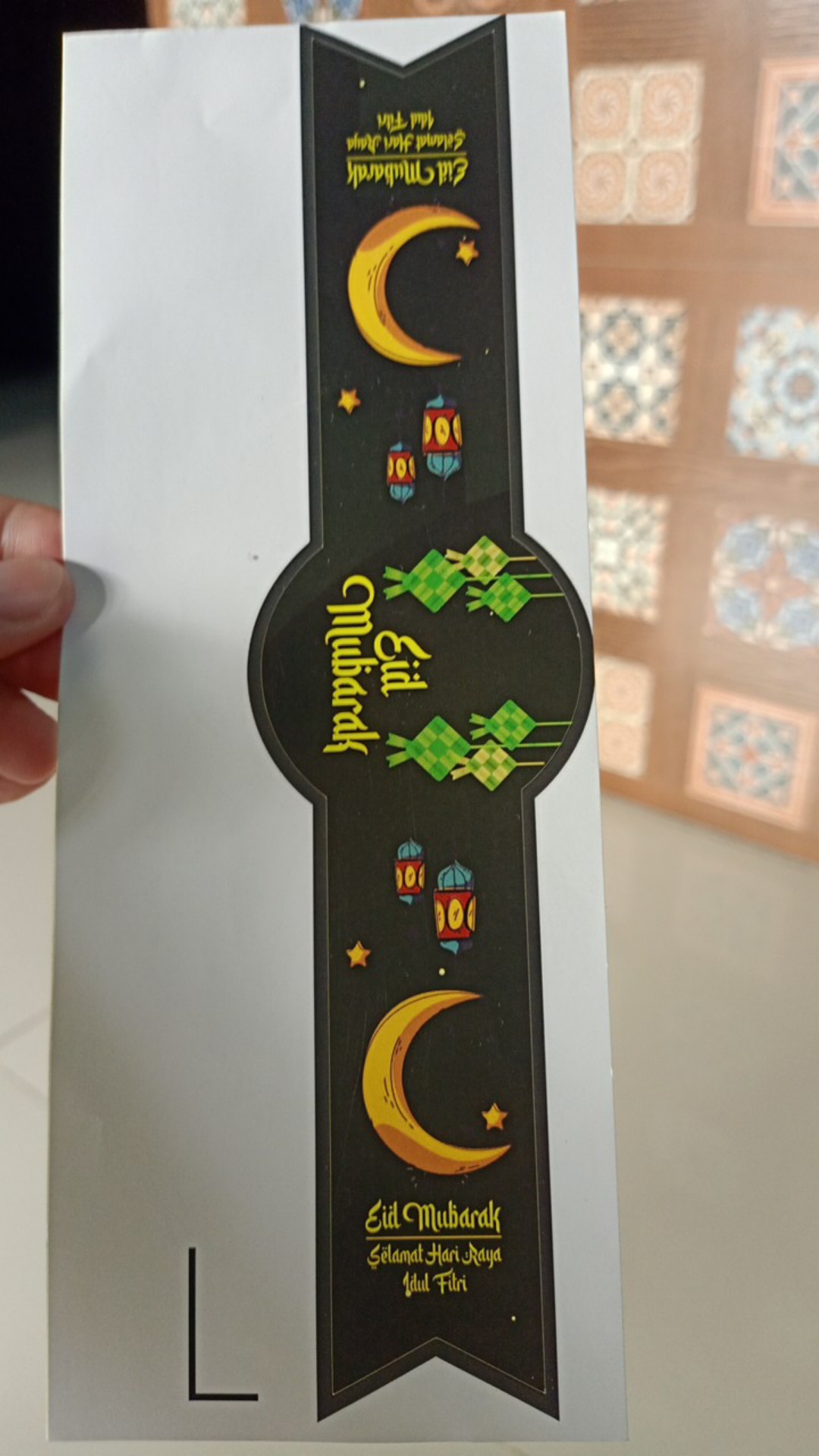 Stiker Segel Tutup Botol  Idul Fitri - Sticker Segel Kemasan Isi 10 Pcs/pack