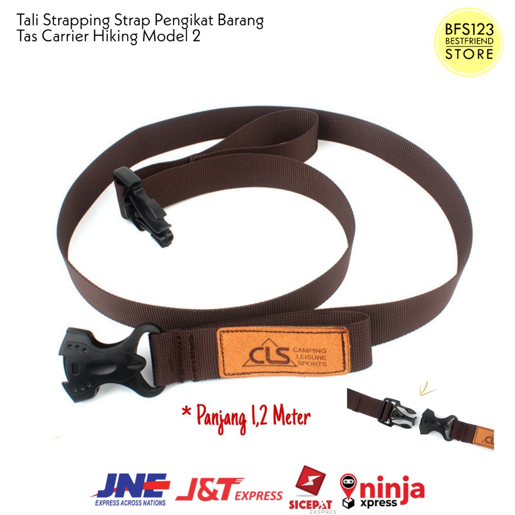 Tali Strapping Strap Pengikat Barang Tas Carrier Hiking Model 2