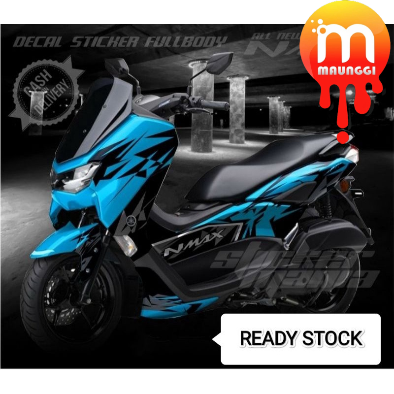 Striping all new nmax 155 full body Stiker motor nmax new Decal nmax 155 full body Sticker nmax moti