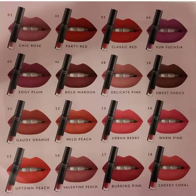 Pixy Lip Cream Original Warna Lengkap No 01 12 Lazada Indonesia
