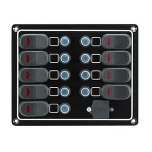 Switch Panel 8 Gang Splashproof 10262