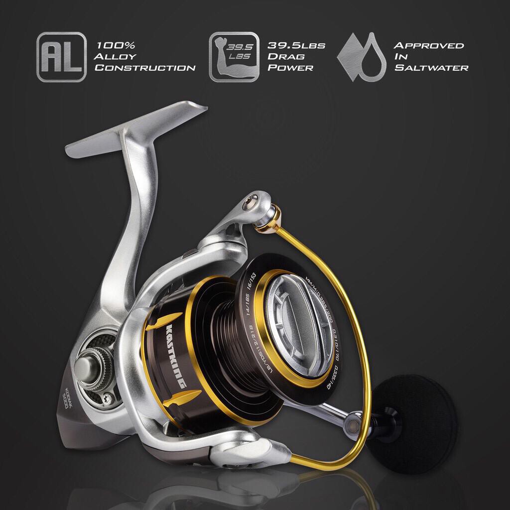 Reel Kastking Kodiak Metal Alloy Full Body Penggulung Senar Pancing