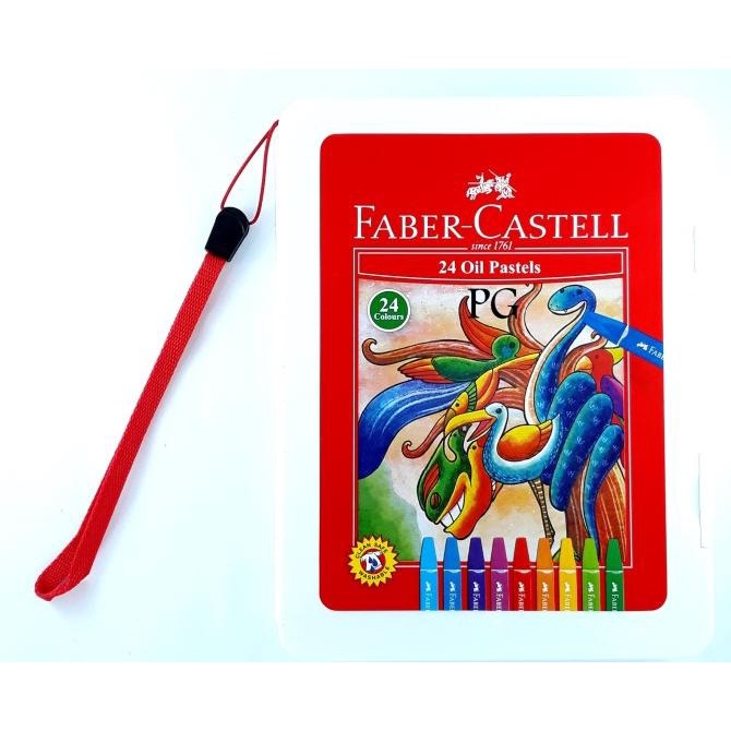 

(BISA COD) Faber Castell Hexagonal Oil Pastel Crayon 24 Colours Warna SALE Kode 290