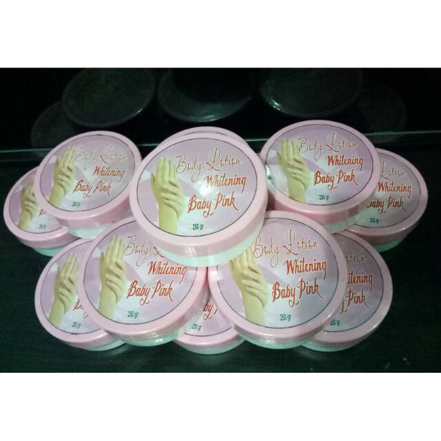 Body Lotion Whitening BabyPink tanggung 250gr