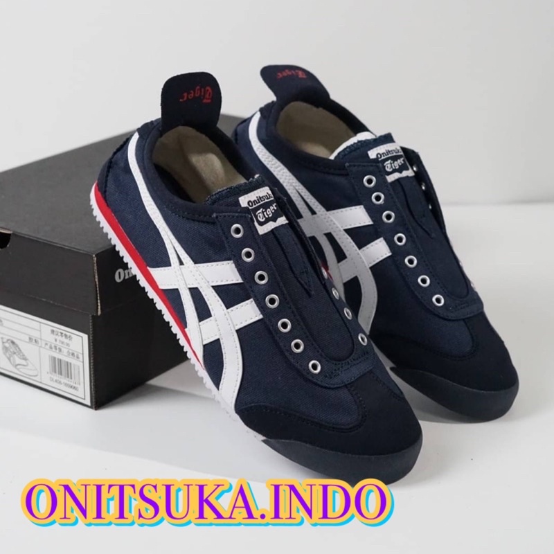 onitsuka navy blue