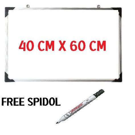 

Produk Terbaru / RnP Papan Tulis White Board Gantung Ukuran 40X60 cm Terbaik /Datang@lagi