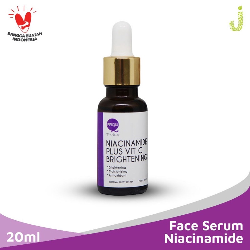 Serum Pencerah Wajah Vit C / Niacinamide Plus Vit C Pipiqiu Promo Sen