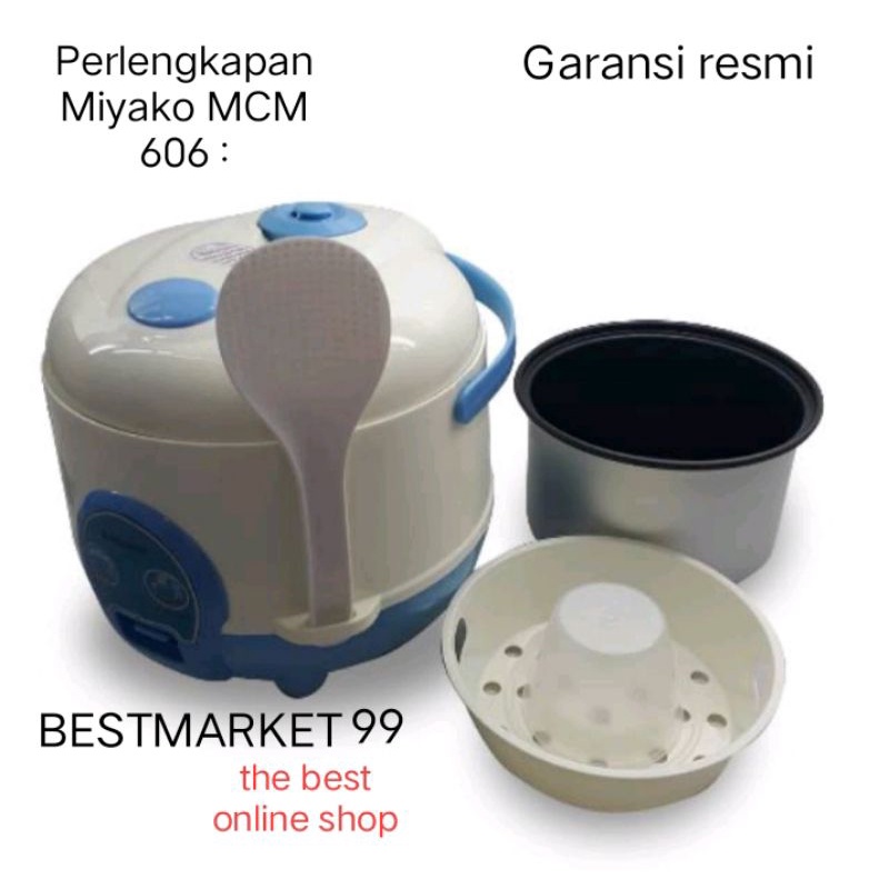 MAGIC COM MIYAKO MCM 606 A/B RICE COOKER 0,6 lLITER