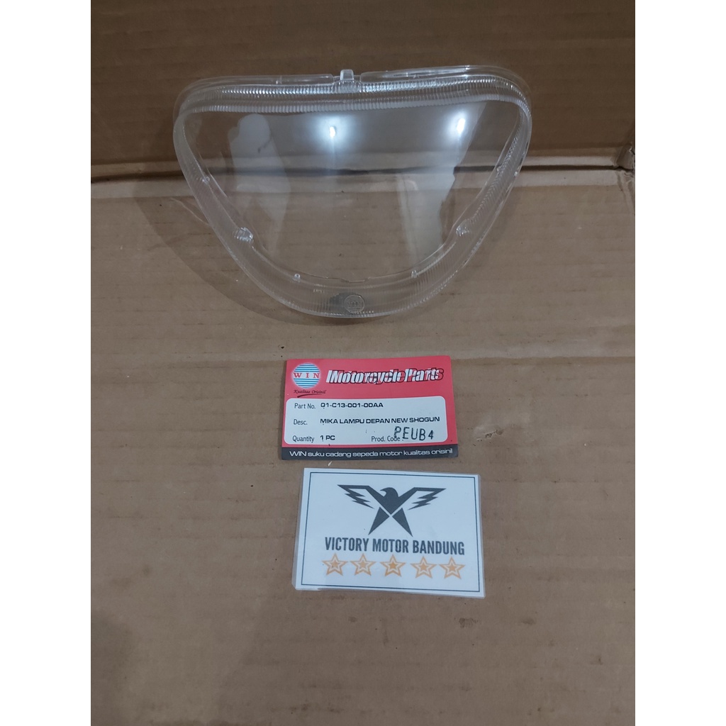 Mika Kaca Lampu Depan Shogun New Kebo 110