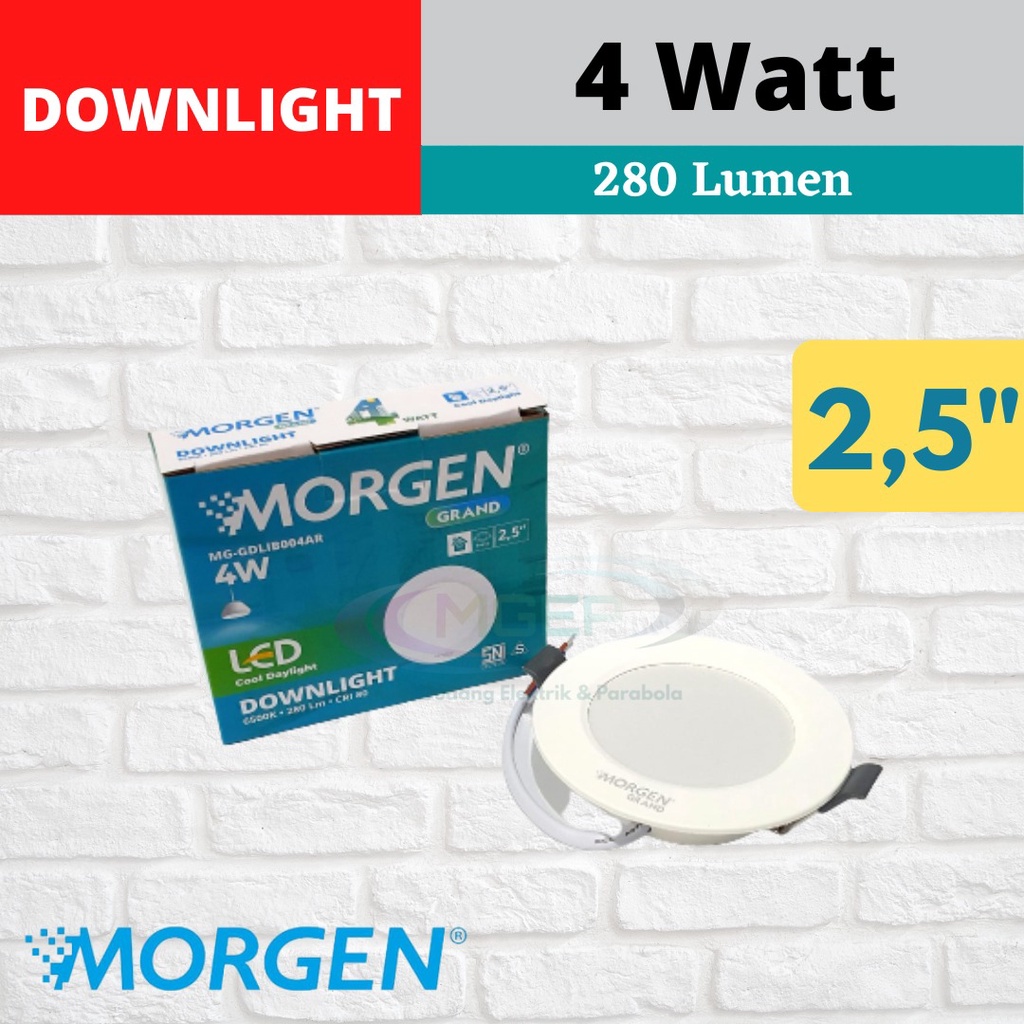 Morgen IB Downlight 4 5 9 12 18 Watt Premium Super Hemat