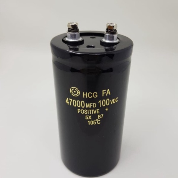 Terlaris elco 47000uf 100v HCG elco 47000100 elco 47000uf100 HCG STARVIS