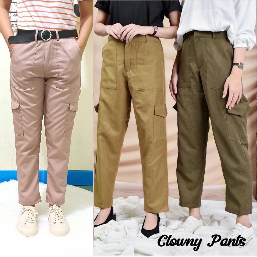 CLOWNY PANTS CELANA CARGO AMERICAN DRILL PUSATGROSIR_SOLO/ CELANA CARGO KAIN