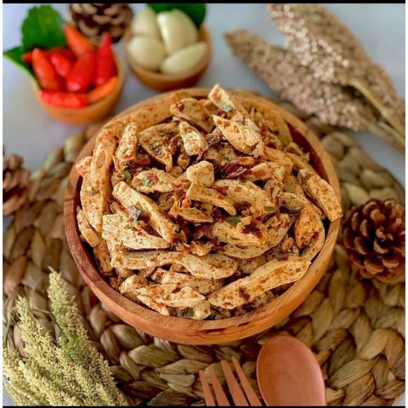 

Basreng Viral Pedas Daun Jeruk Original Daun jeruk Cemilan Enak kemasa 100gr