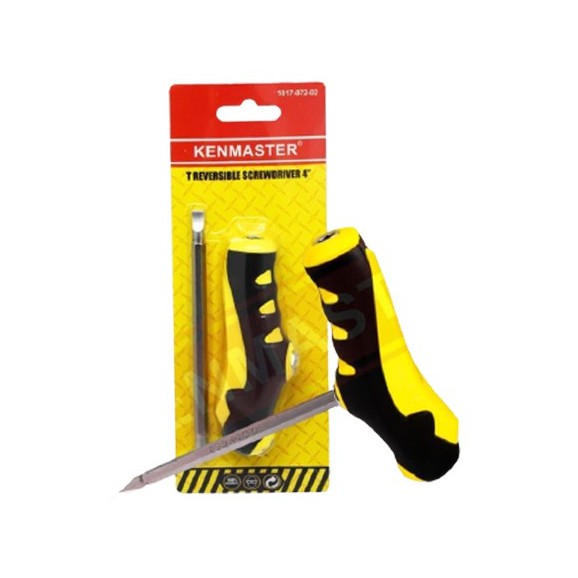 Obeng T Sock - Kenmaster Obeng Bulak Balik 4 inch - Obeng Min Plus