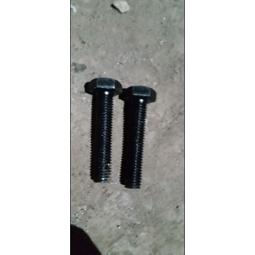 baut mur baja 8.8 hitam full drat M12 × 120mm